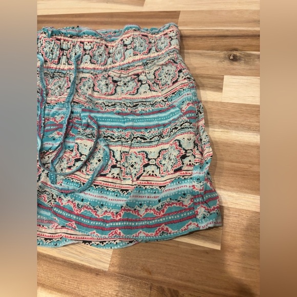 Raya Sun High Waist Multicolor Women's Shorts - Picture 2 of 6